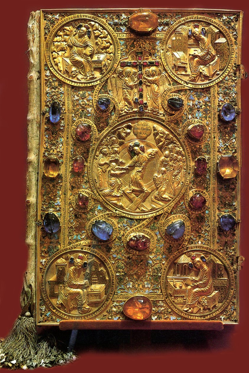 O Livro do Evangelho do Czar Ivan IV, o Terrível, 1571 de Ancient Russian Art