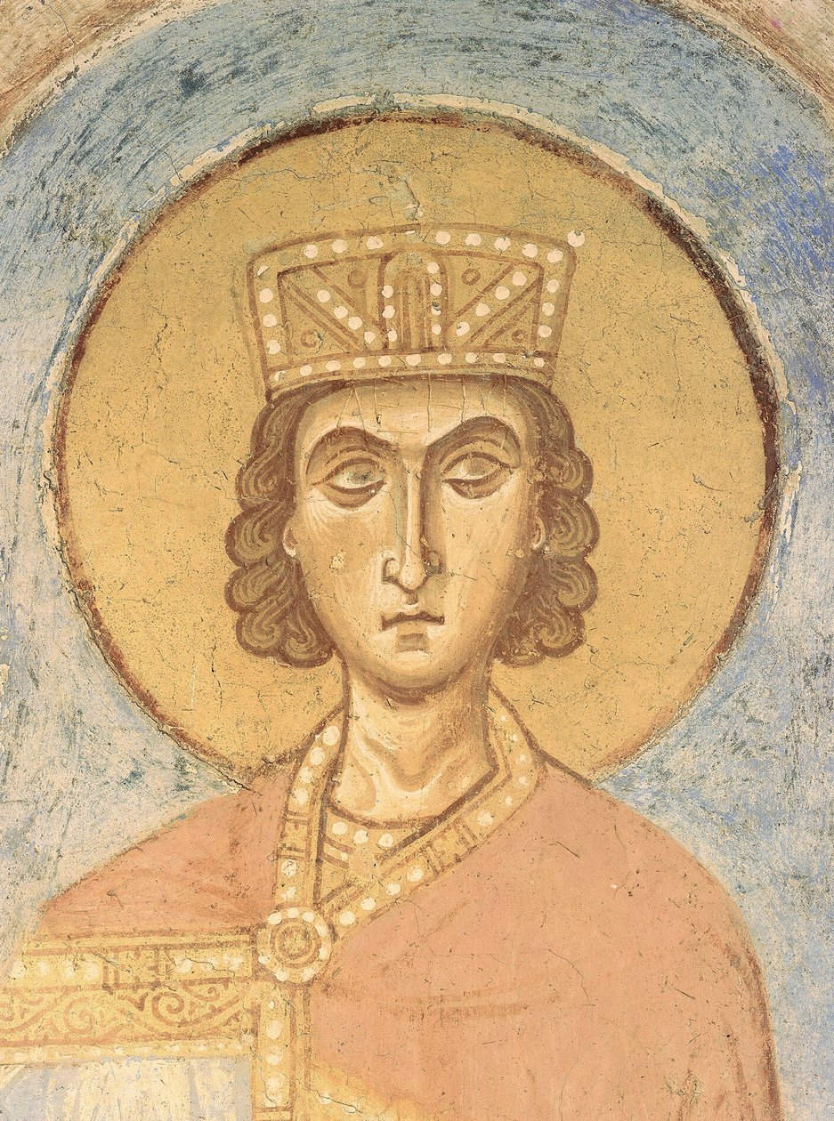 Rei Salomão, século XII de Ancient Russian frescos