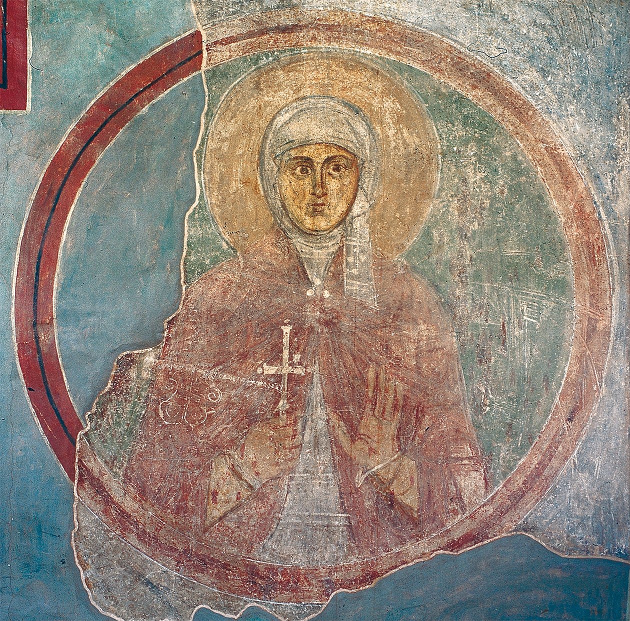 Santa Sofia de Ancient Russian frescos