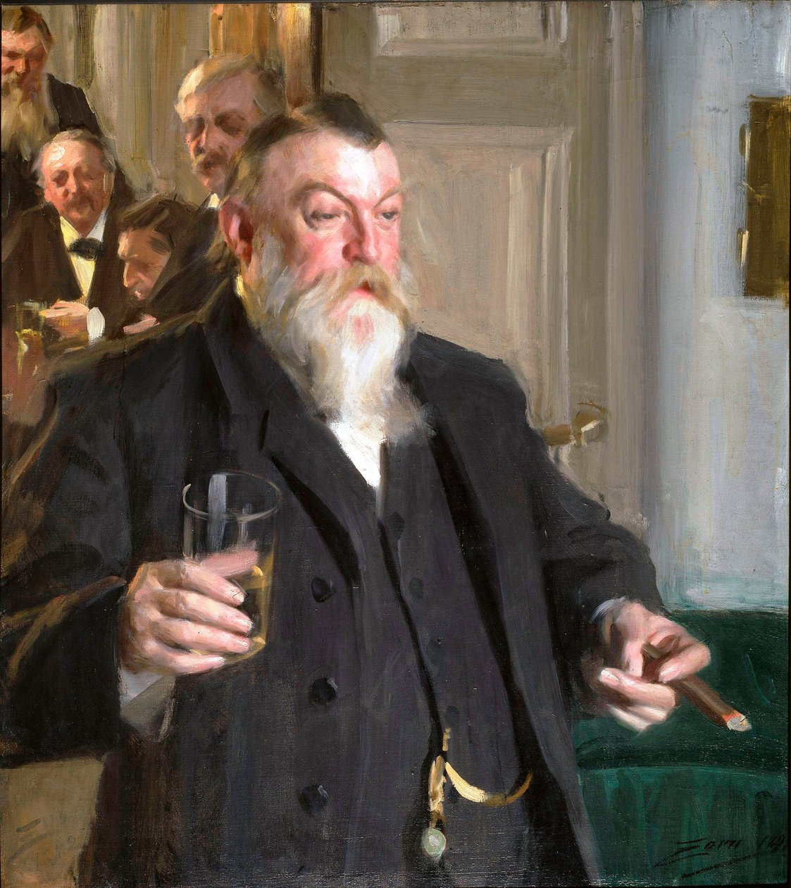Um brinde na sociedade Idun de Anders Leonard Zorn