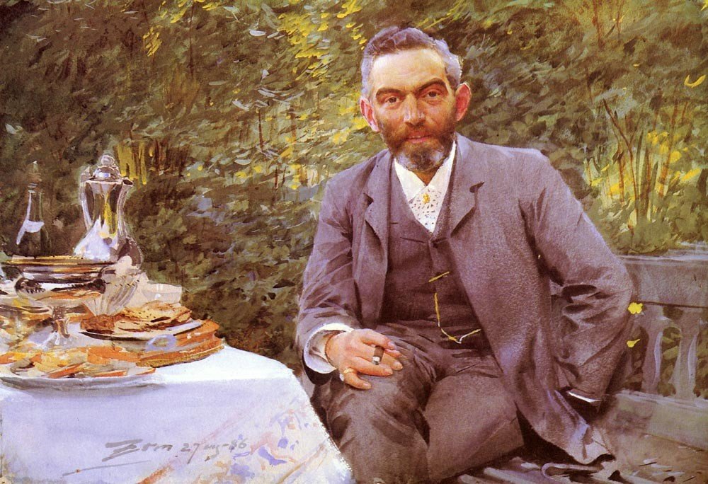 Café da manhã no verde de Anders Leonard Zorn