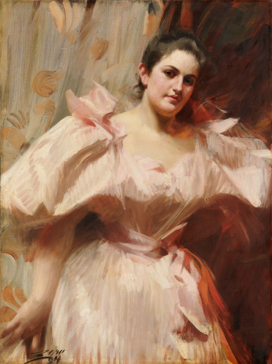 Retrato, de, frieda, navio de Anders Leonard Zorn