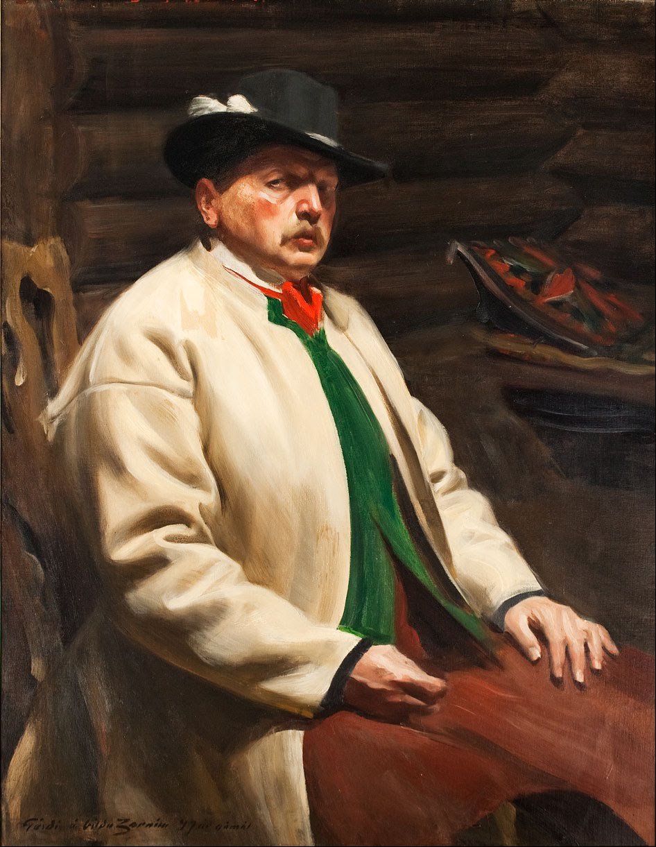 Auto-retrato de Anders Leonard Zorn