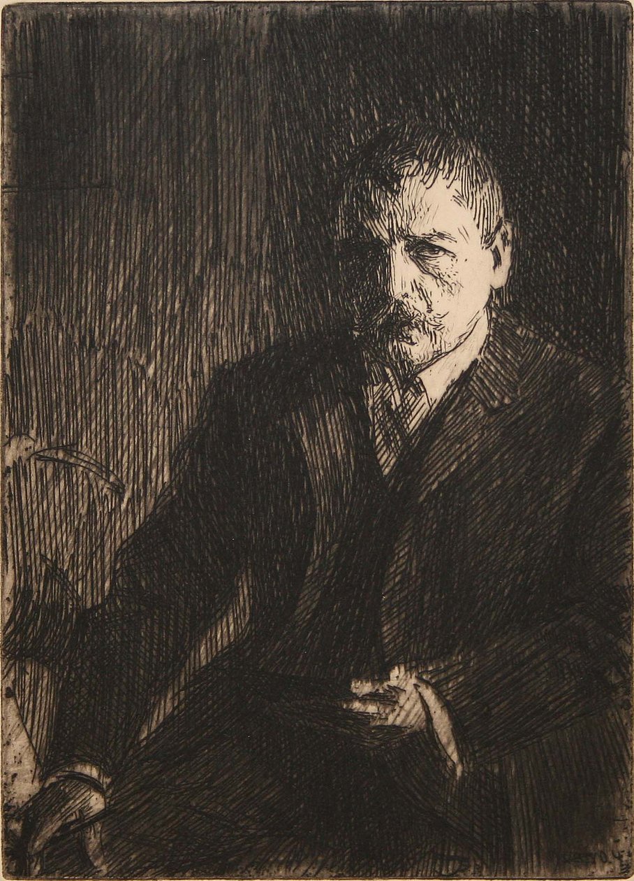 Auto-retrato de Anders Leonard Zorn