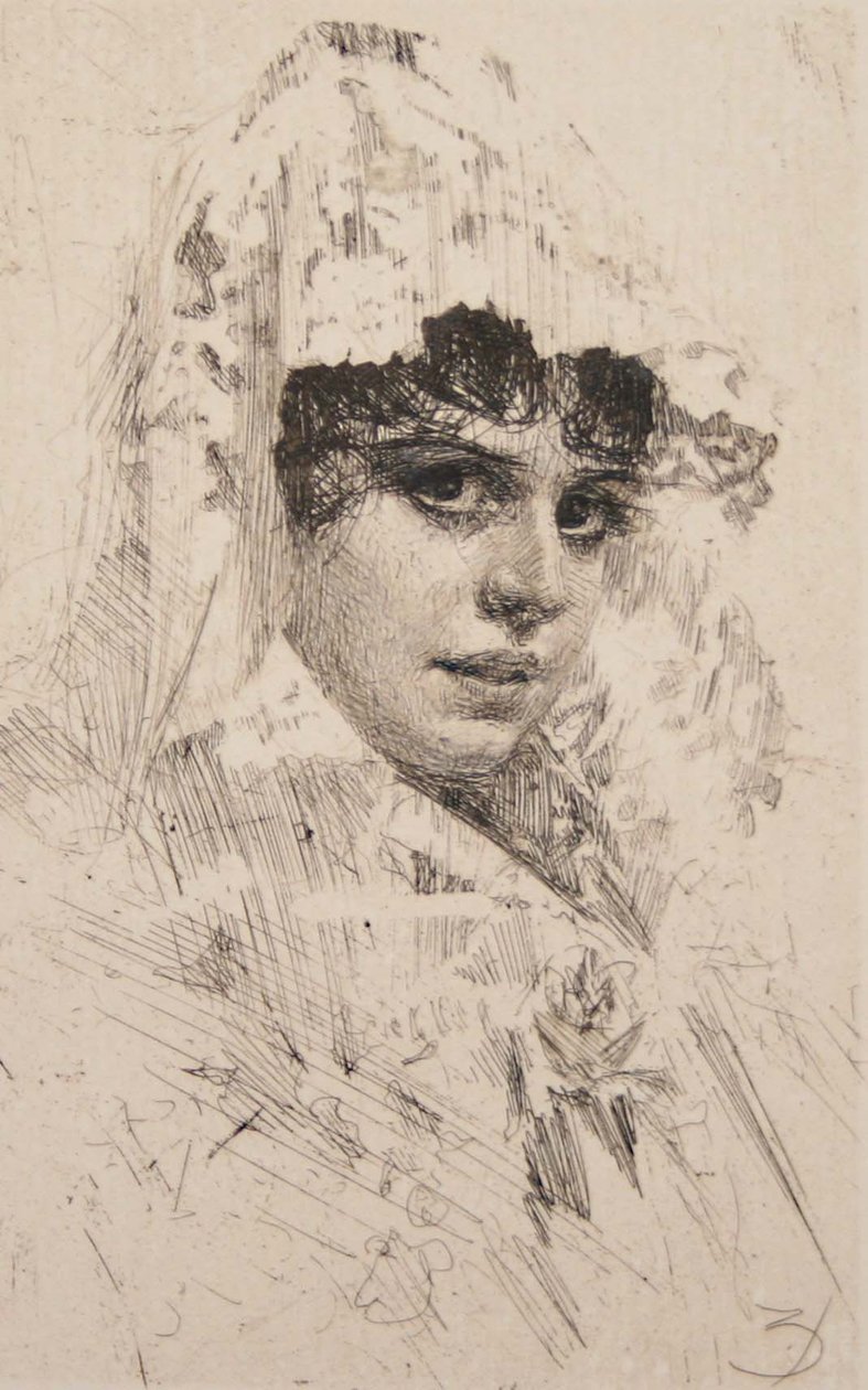 Mulher espanhola de Anders Leonard Zorn
