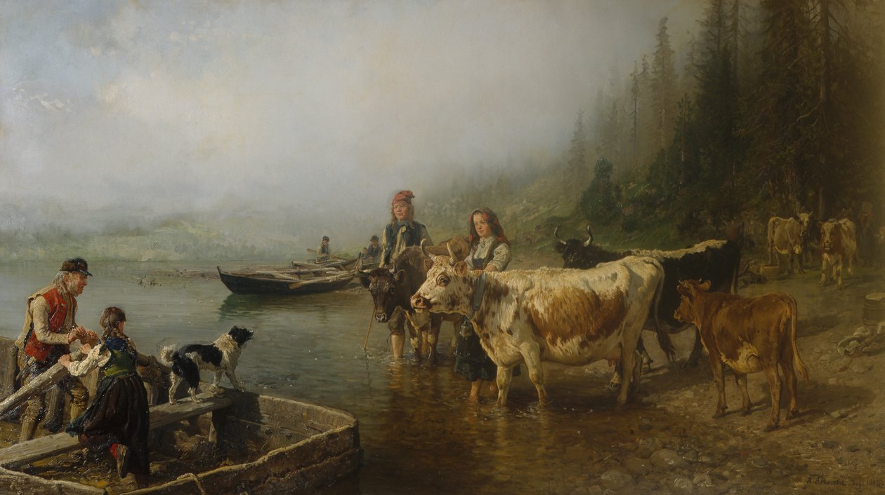 Ferry place, junto ao lago de Anders Askevold