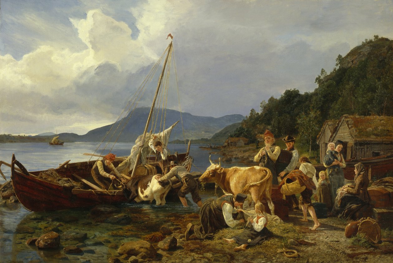 Para o pasto de montanha de verão de Anders Askevold