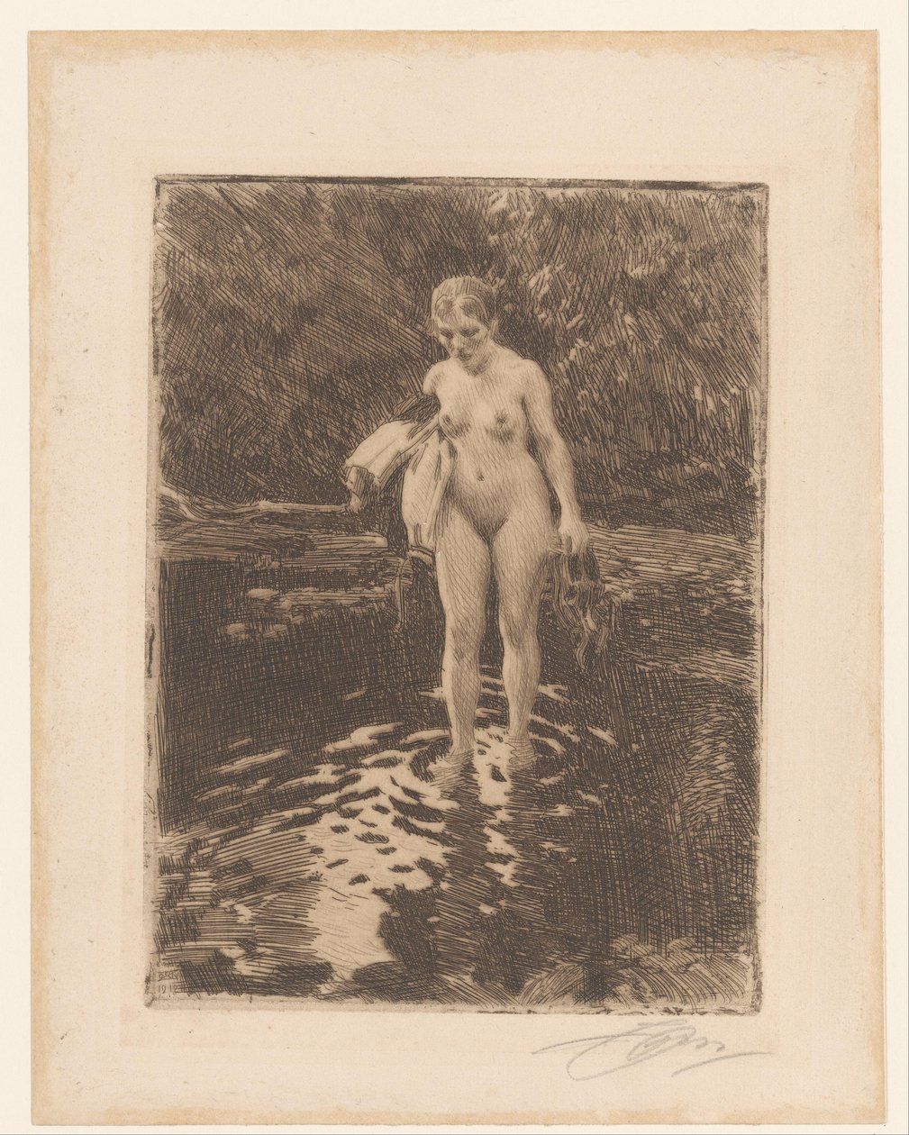 Mulher que toma banho
O vau - O vau de Anders Leonard Zorn (signed by artist)