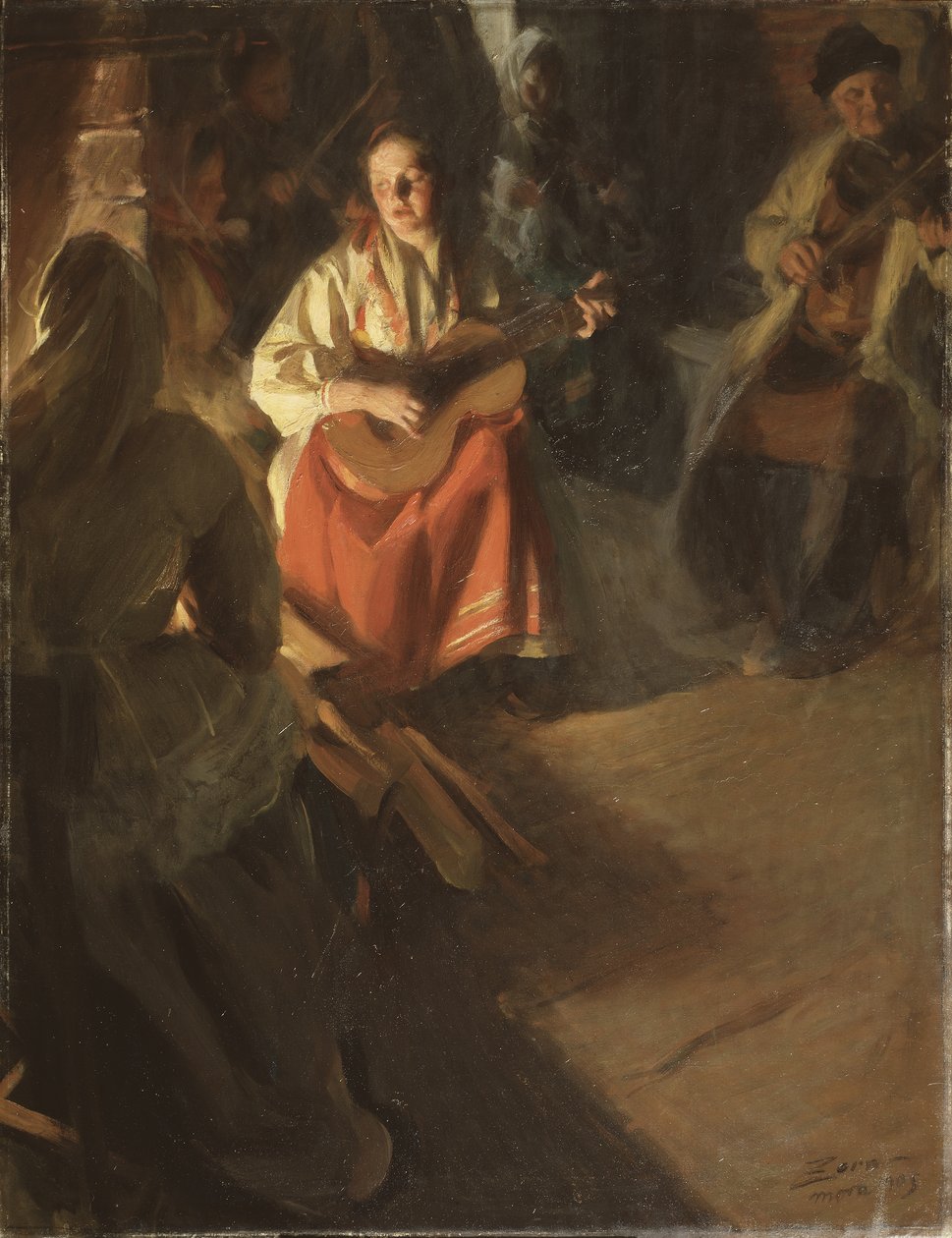 Uma Família Musical, 1905 de Anders Leonard Zorn