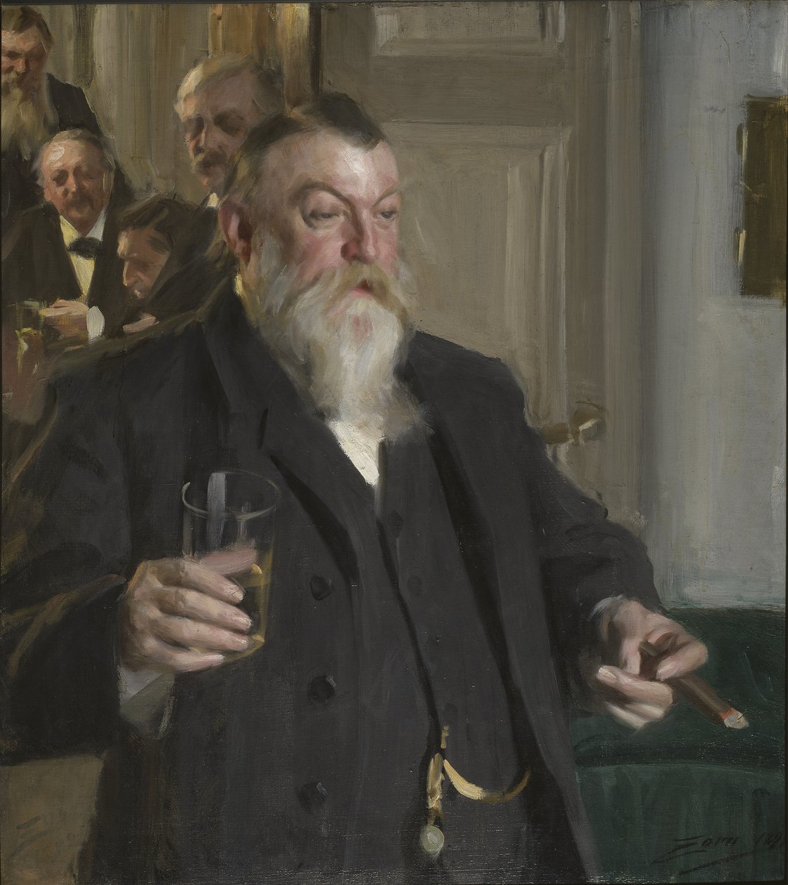 Um brinde na Idun Society de Anders Leonard Zorn