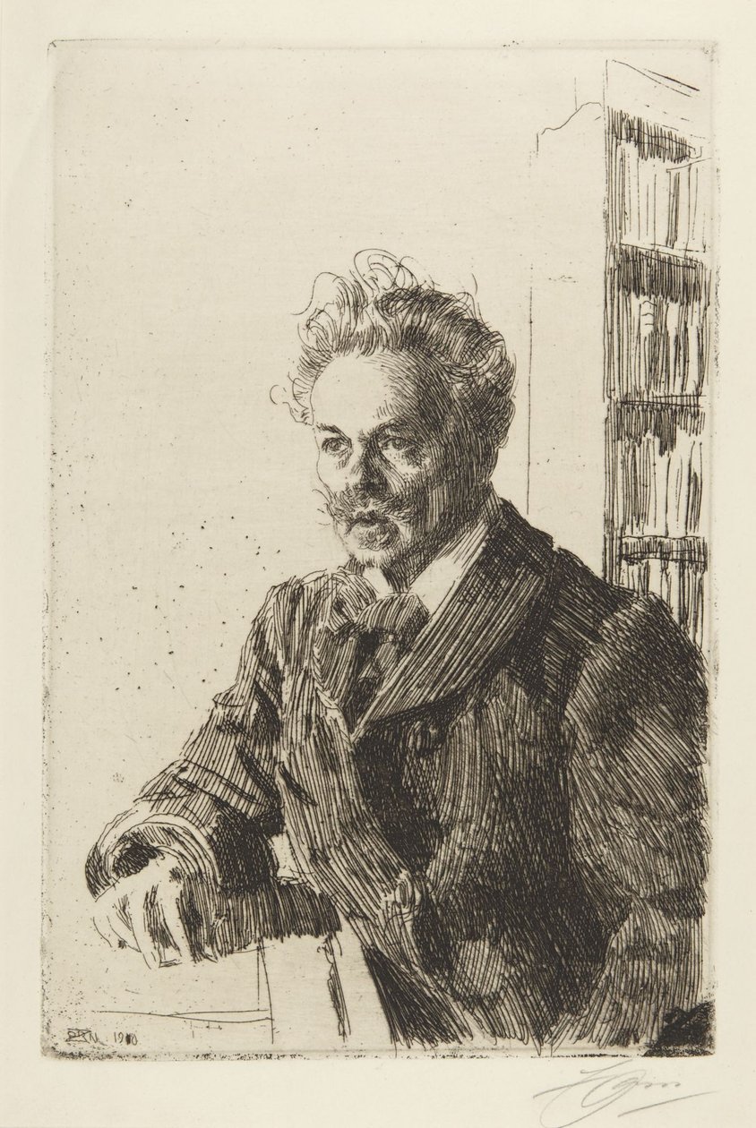 August Strindberg de Anders Leonard Zorn