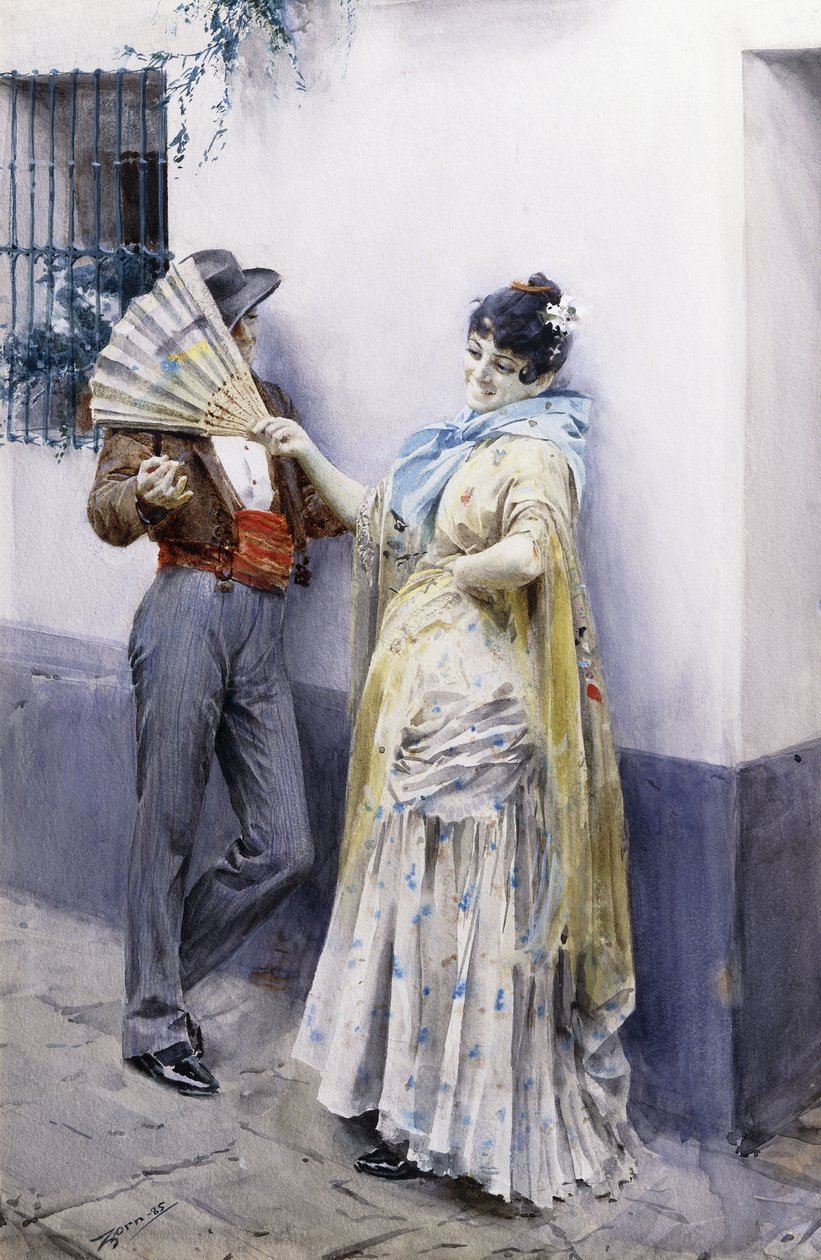 Namoradeira, 1885 de Anders Leonard Zorn