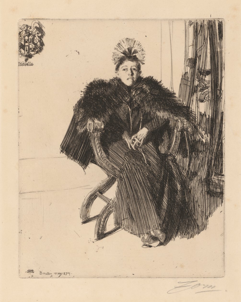Isabella Stewart Gardner de Anders Leonard Zorn