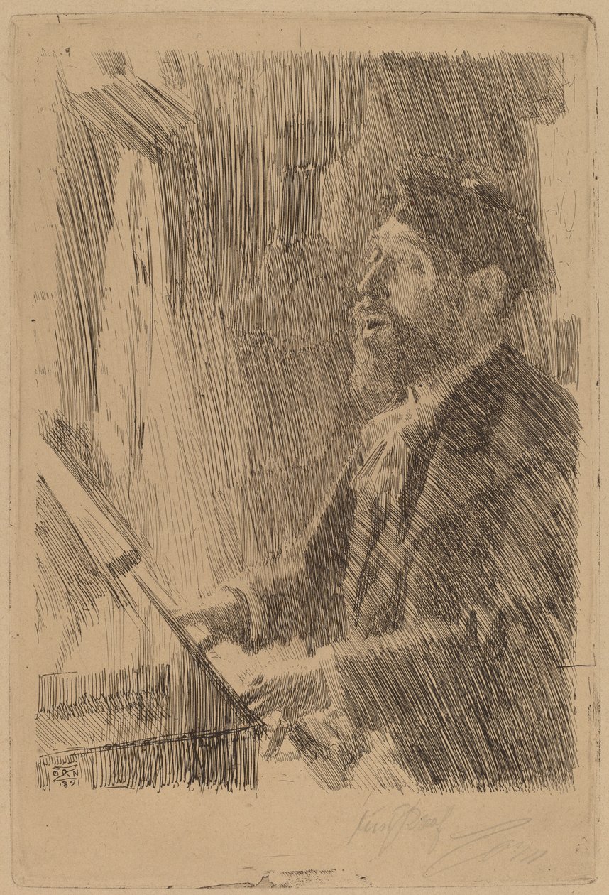 J. B. Faure, 1891. de Anders Leonard Zorn