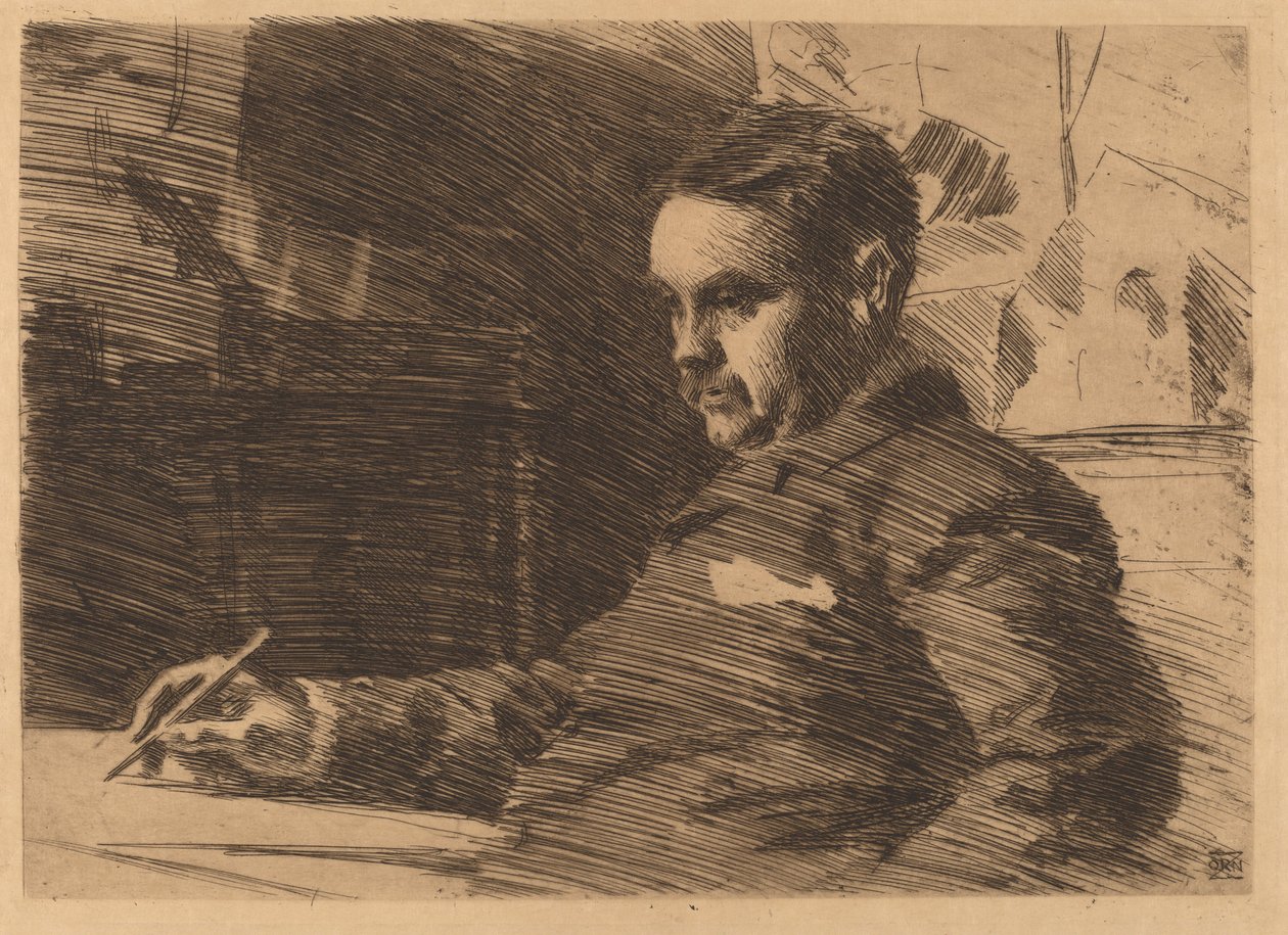 Advogado Wade, 1890. de Anders Leonard Zorn
