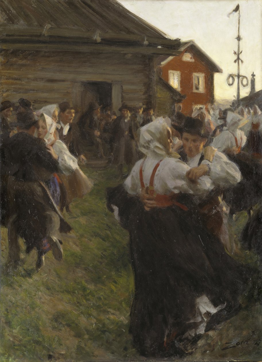 Dança do Solstício de Verão de Anders Leonard Zorn