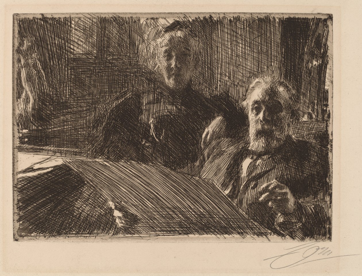 Sr. e Sra. Furstenburg, 1895. de Anders Leonard Zorn