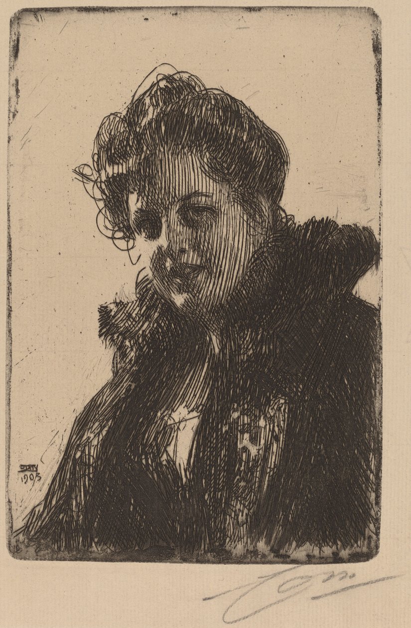Sra. Granberg, 1903. de Anders Leonard Zorn