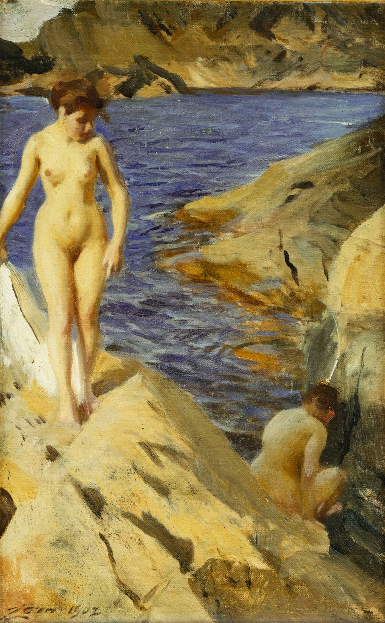 Nus; Noite, 1902 de Anders Leonard Zorn