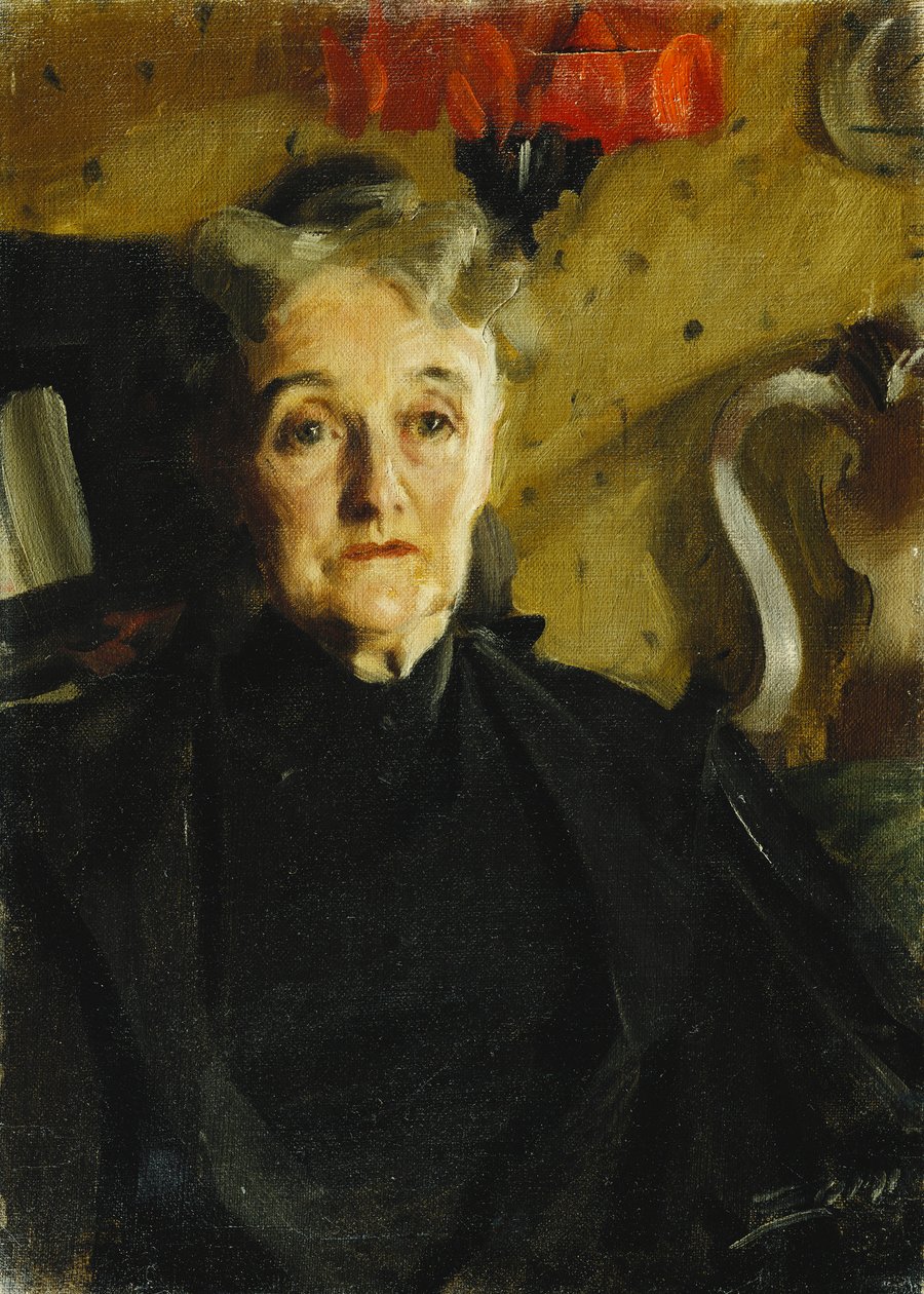 Retrato da senhora Hallowell, de Anders Leonard Zorn