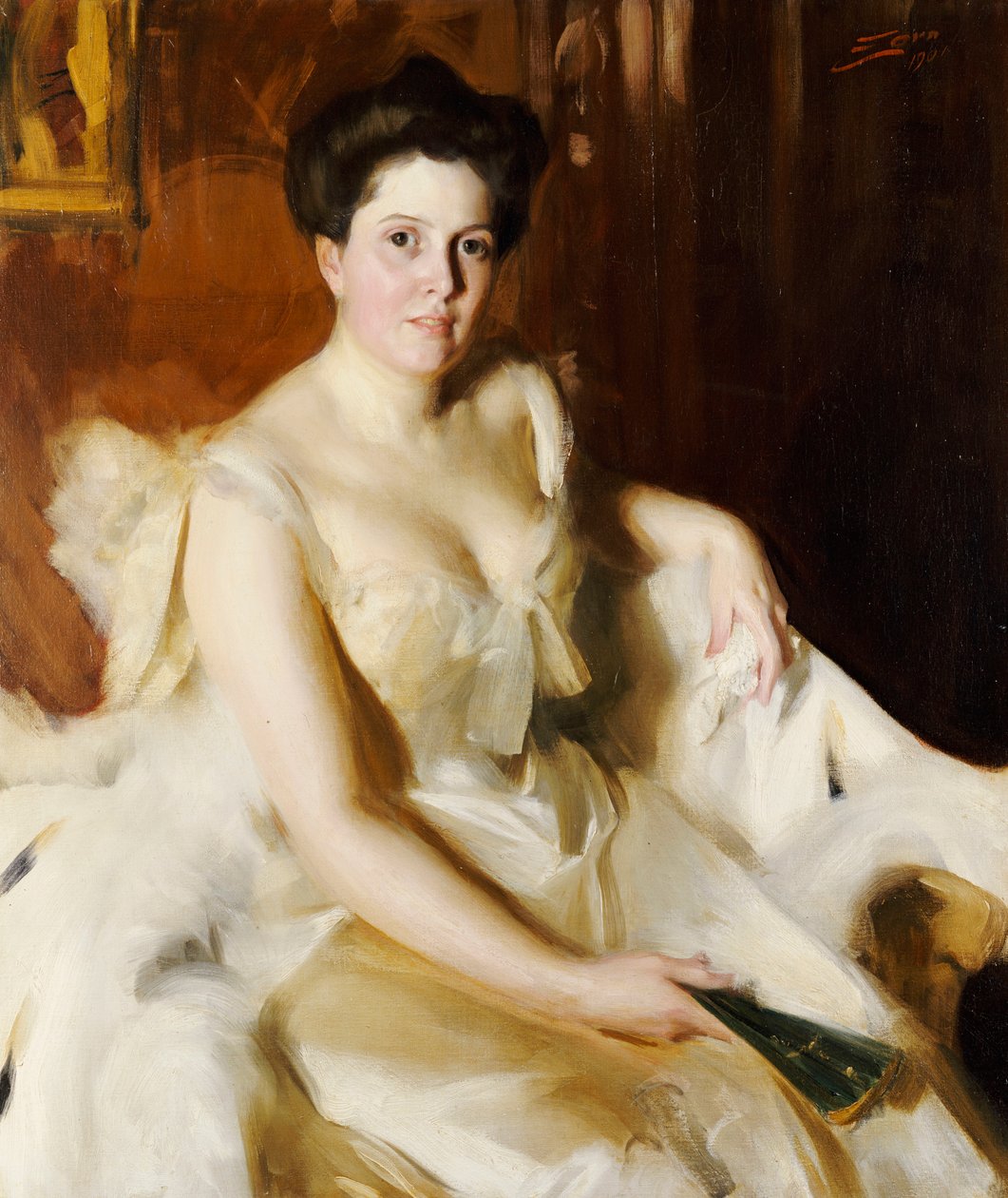 Portrait of Mrs de Ver Warner de Anders Leonard Zorn