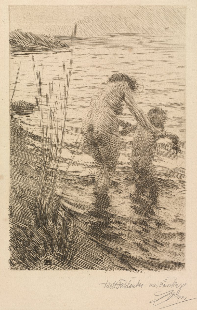 Primeiro, 1890. de Anders Leonard Zorn