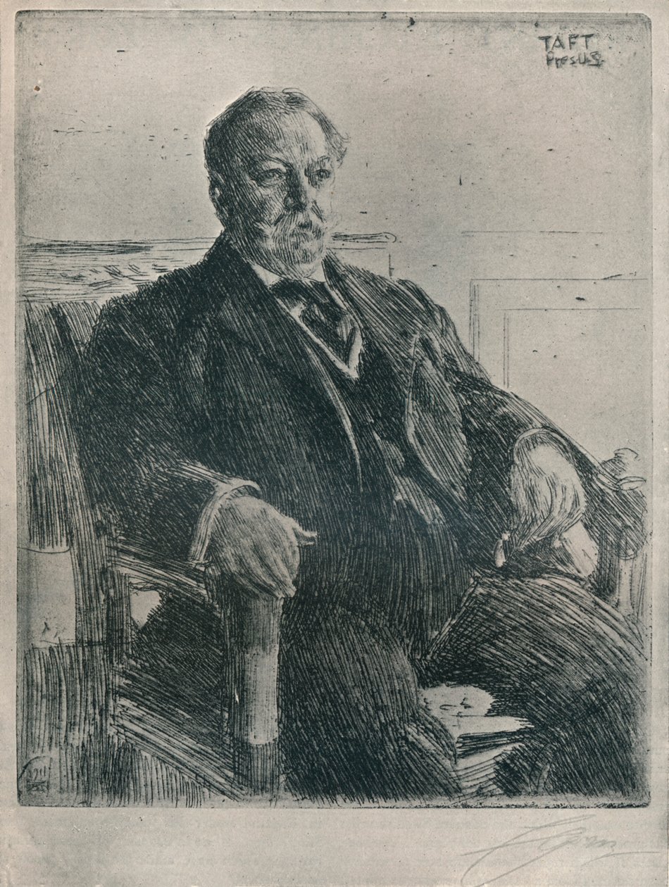 Presidente Taft, 1911 de Anders Leonard Zorn