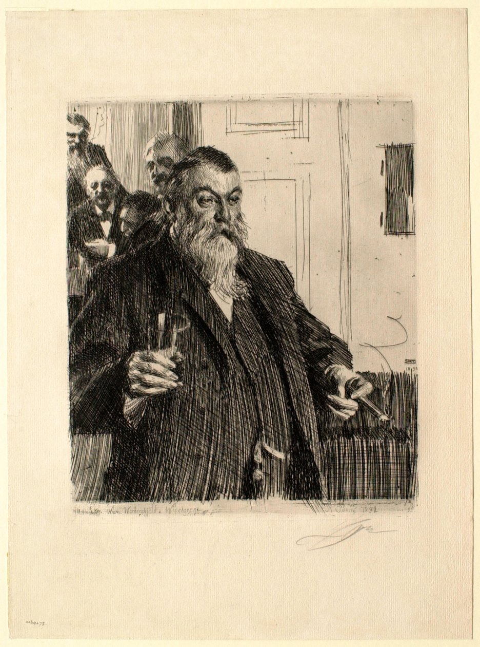O brinde de Anders Leonard Zorn