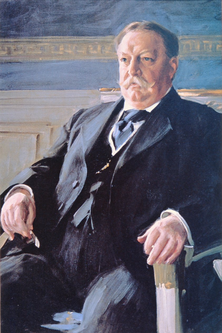 William H. Taft (1857-1930) (cor litho) de Anders Leonard Zorn