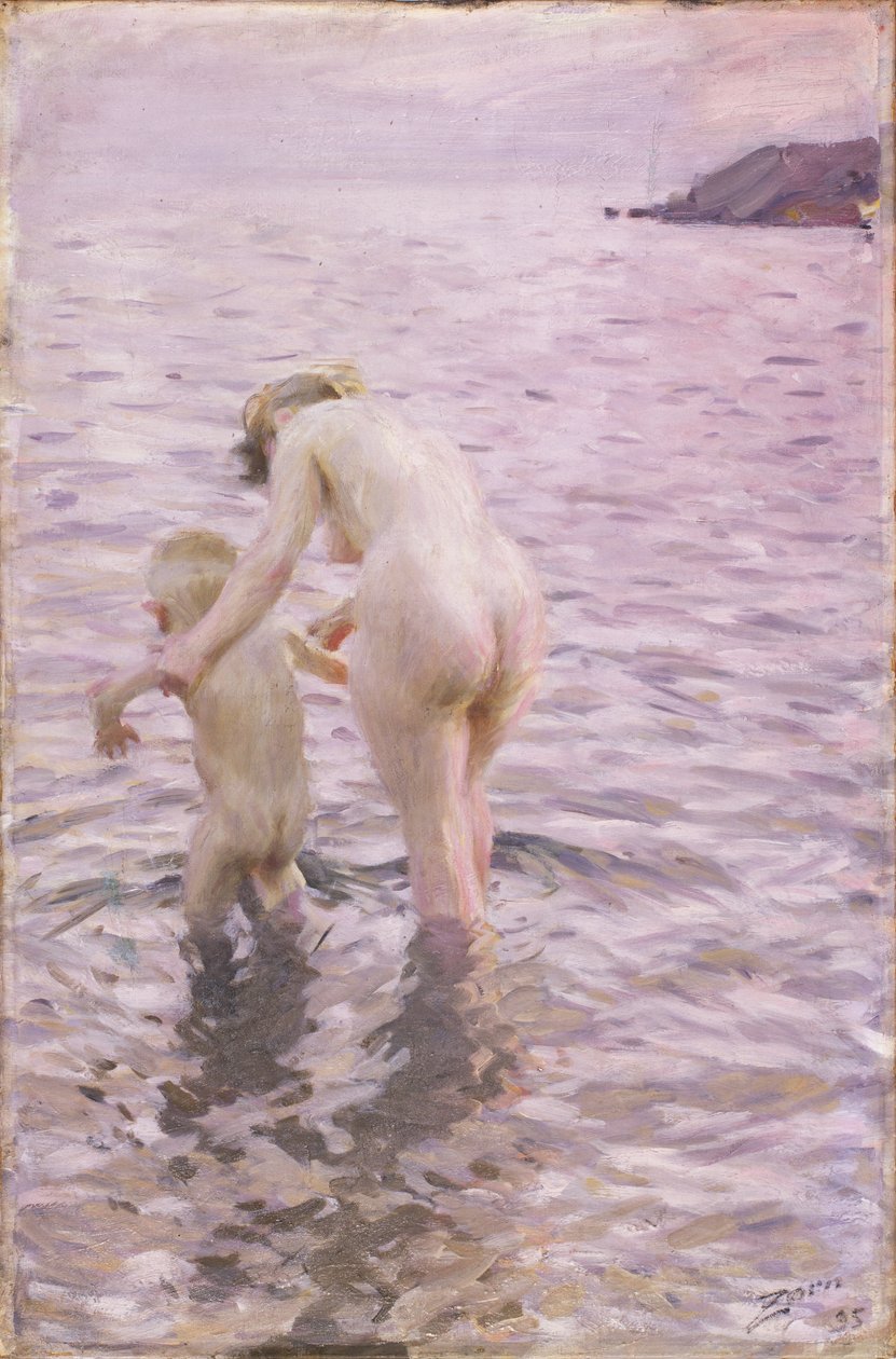 Com a Mãe de Anders Leonard Zorn