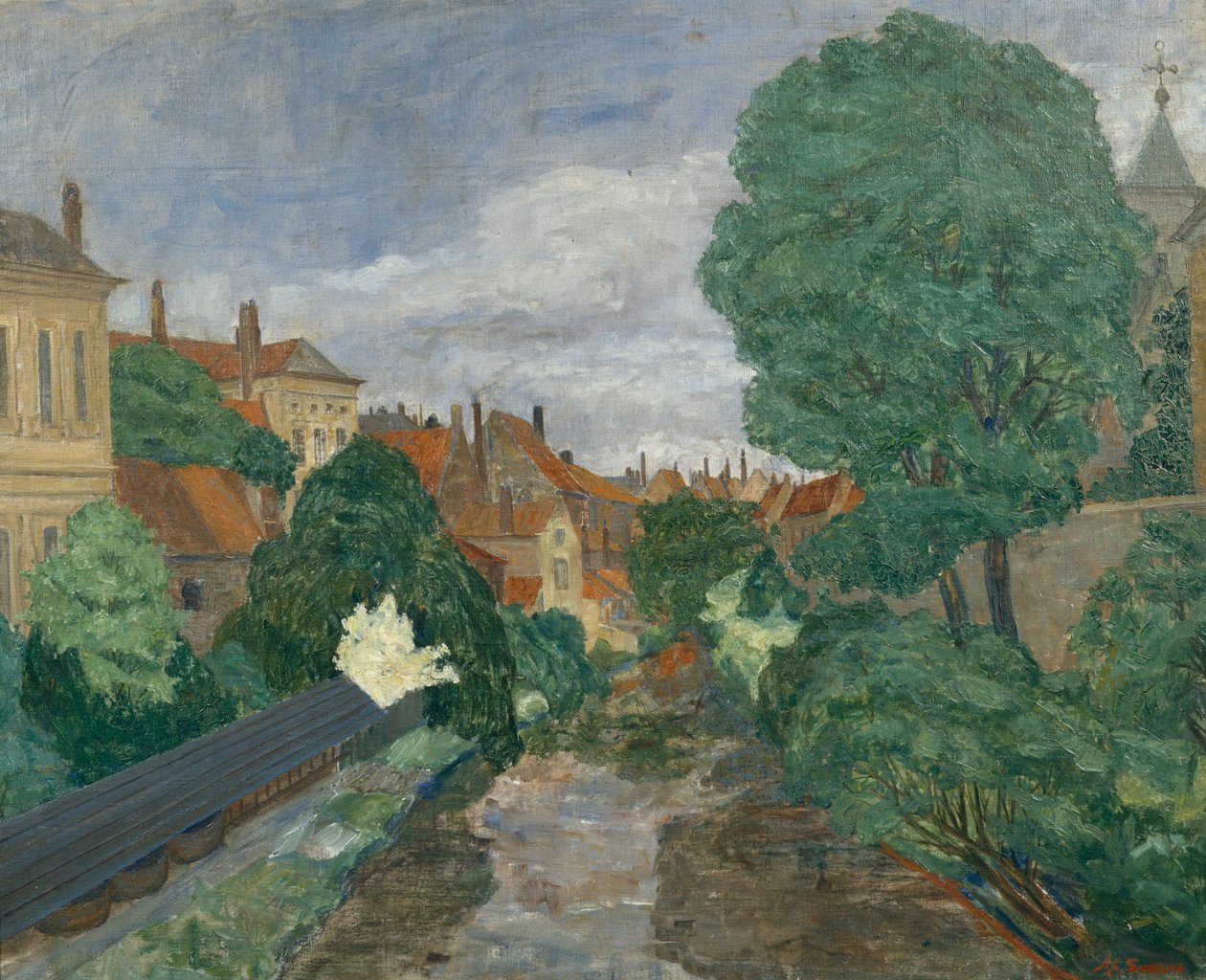 Canal em Bruges de Anders Svarstad