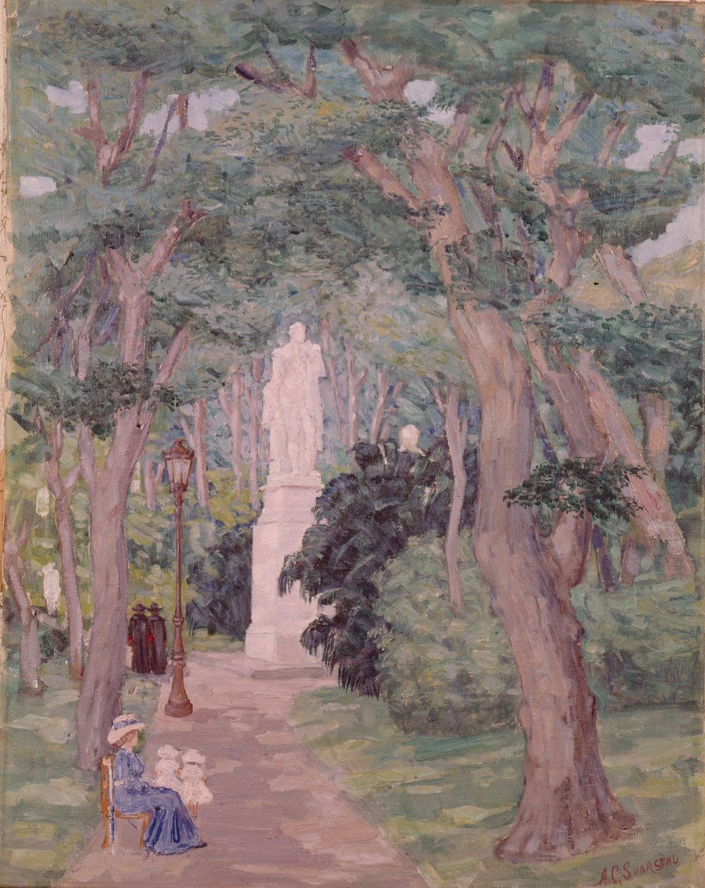 Sem título (óleo sobre tela) de Anders Svarstad
