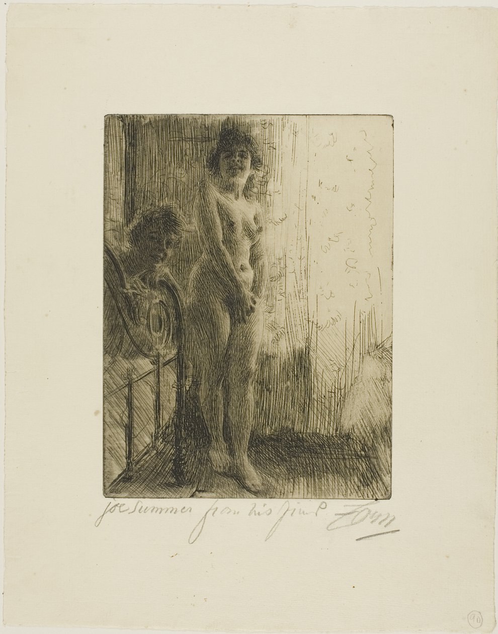 Um canto escuro de Anders Leonard Zorn