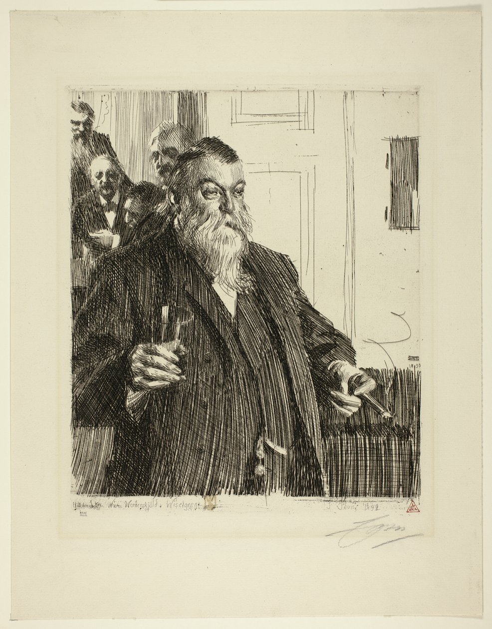 Um brinde II de Anders Leonard Zorn