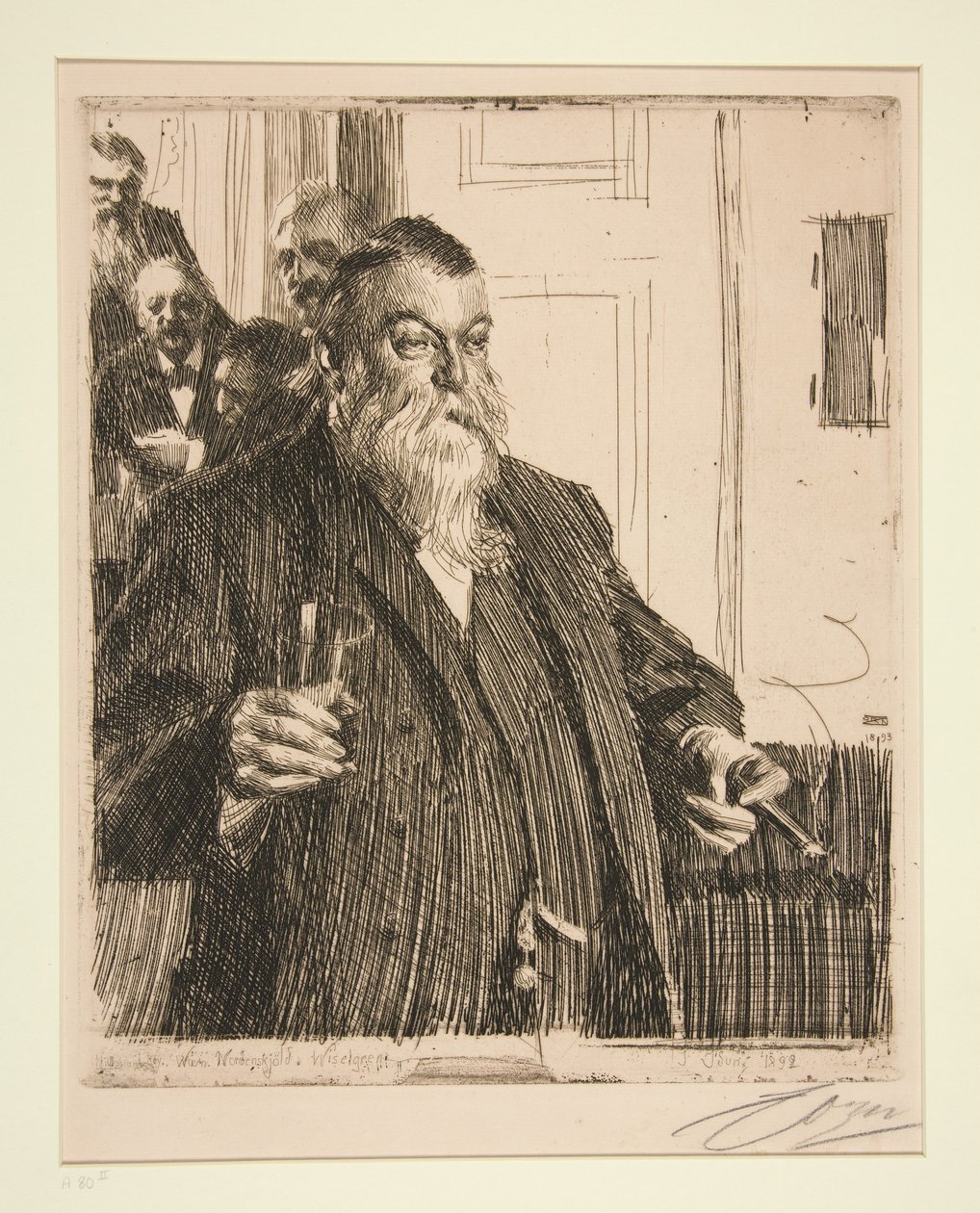 Um brinde II de Anders Zorn