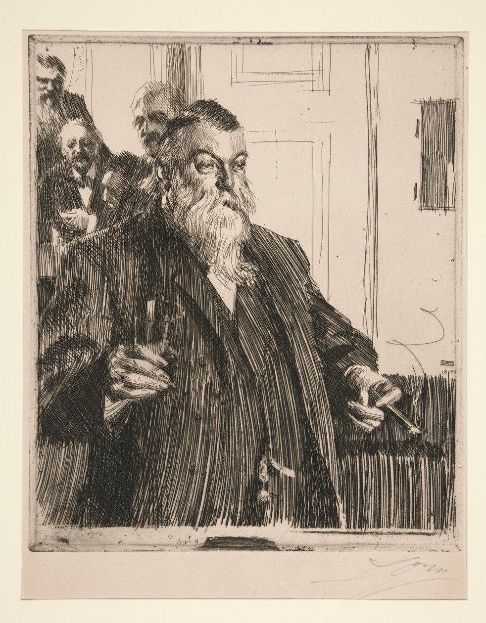 Um brinde II de Anders Zorn