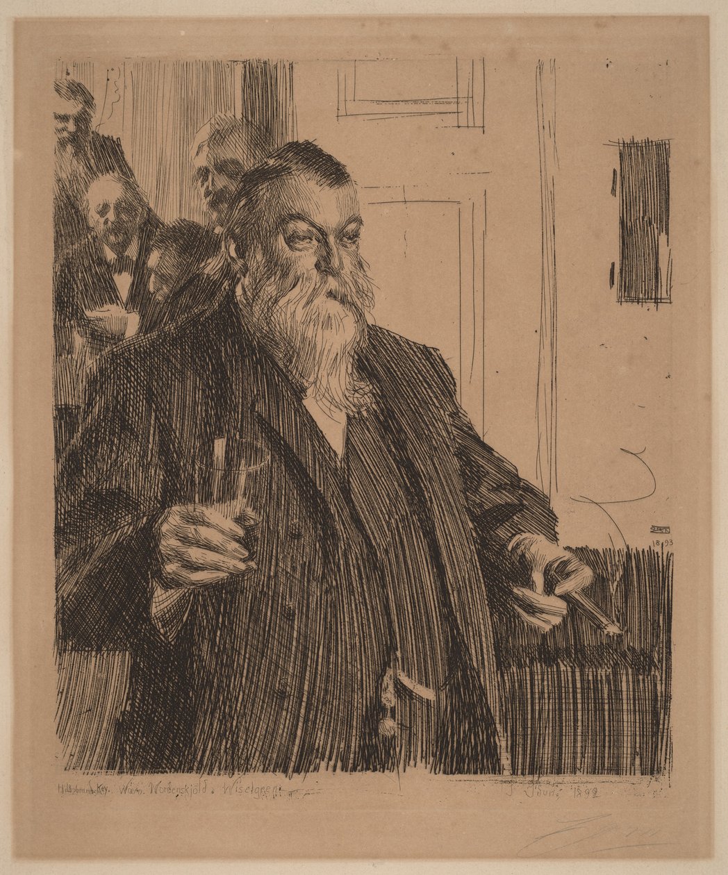 Um brinde II de Anders Zorn