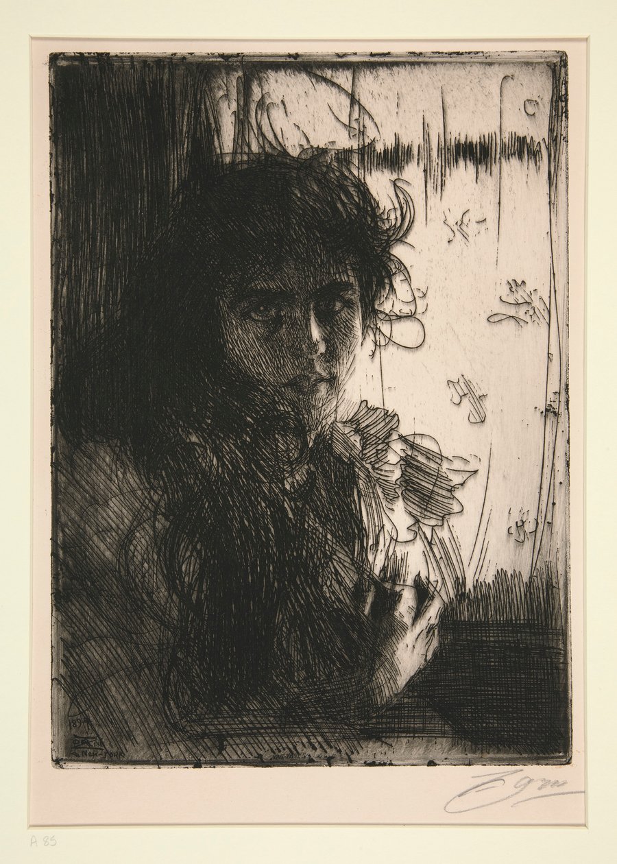 Uma garota irlandesa ou Annie de Anders Leonard Zorn
