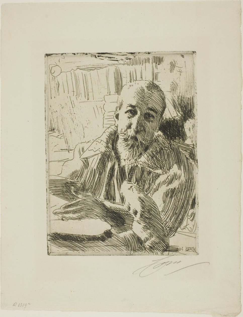 Anatole França de Anders Leonard Zorn