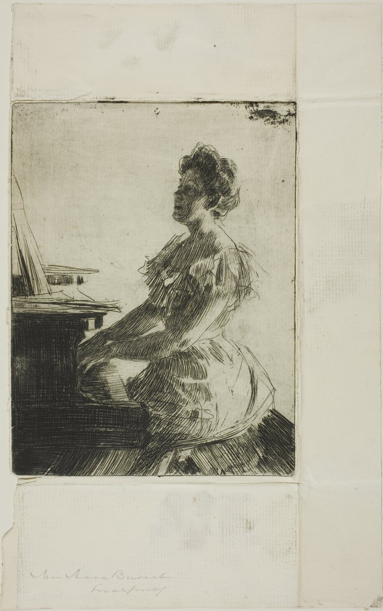 No Piano de Anders Leonard Zorn