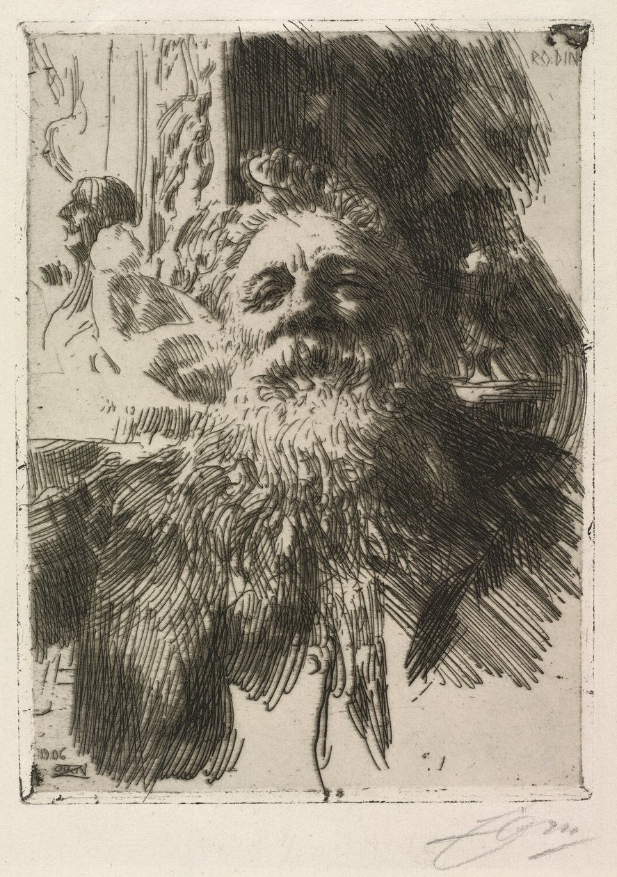 Augusto Rodin de Anders Leonard Zorn