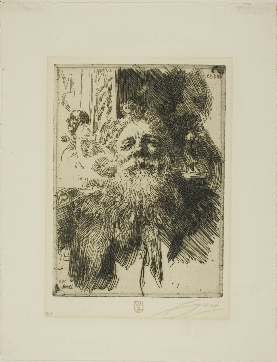 Augusto Rodin de Anders Leonard Zorn