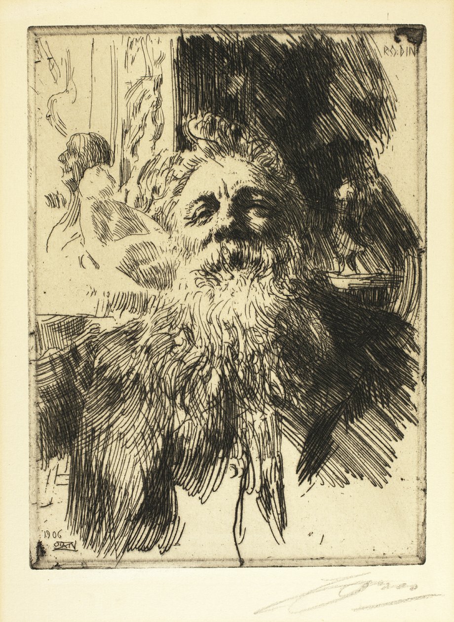 Augusto Rodin de Anders Leonard Zorn