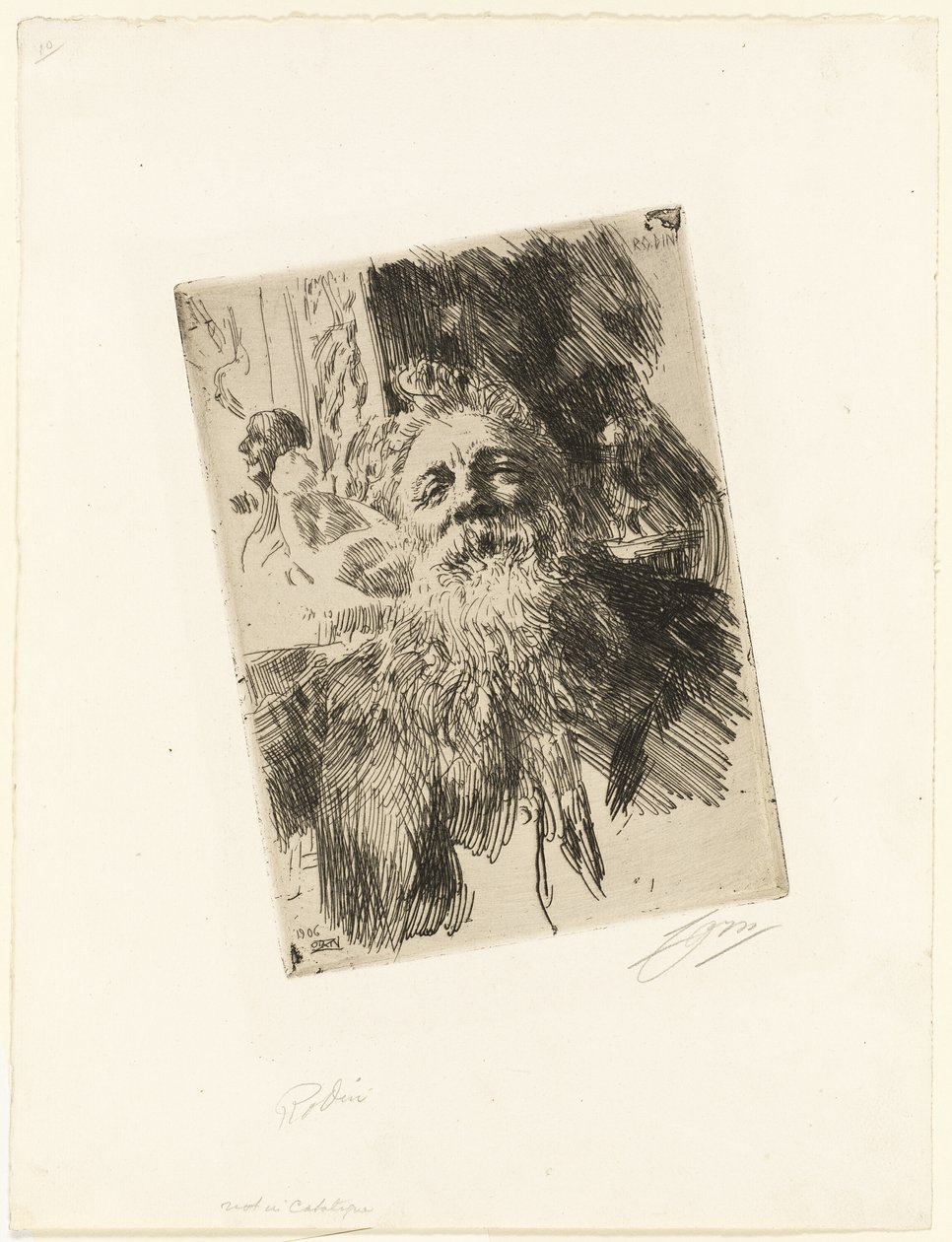 Augusto Rodin de Anders Leonard Zorn
