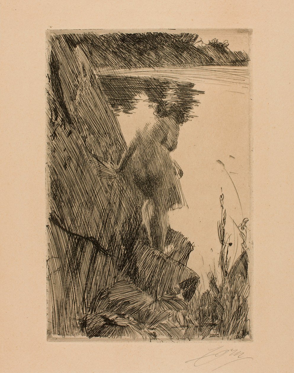 Banhista (Noite) III de Anders Leonard Zorn