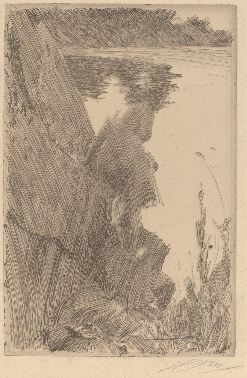 Banhista III (Baigneuse de Dos) de Anders Leonard Zorn