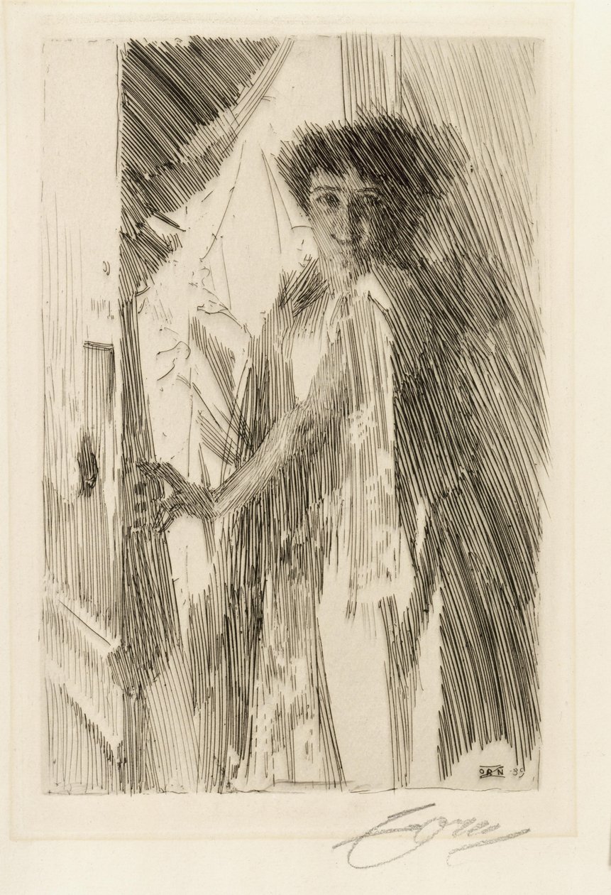 Retrato da bailarina Rosita Mauri de Anders Zorn
