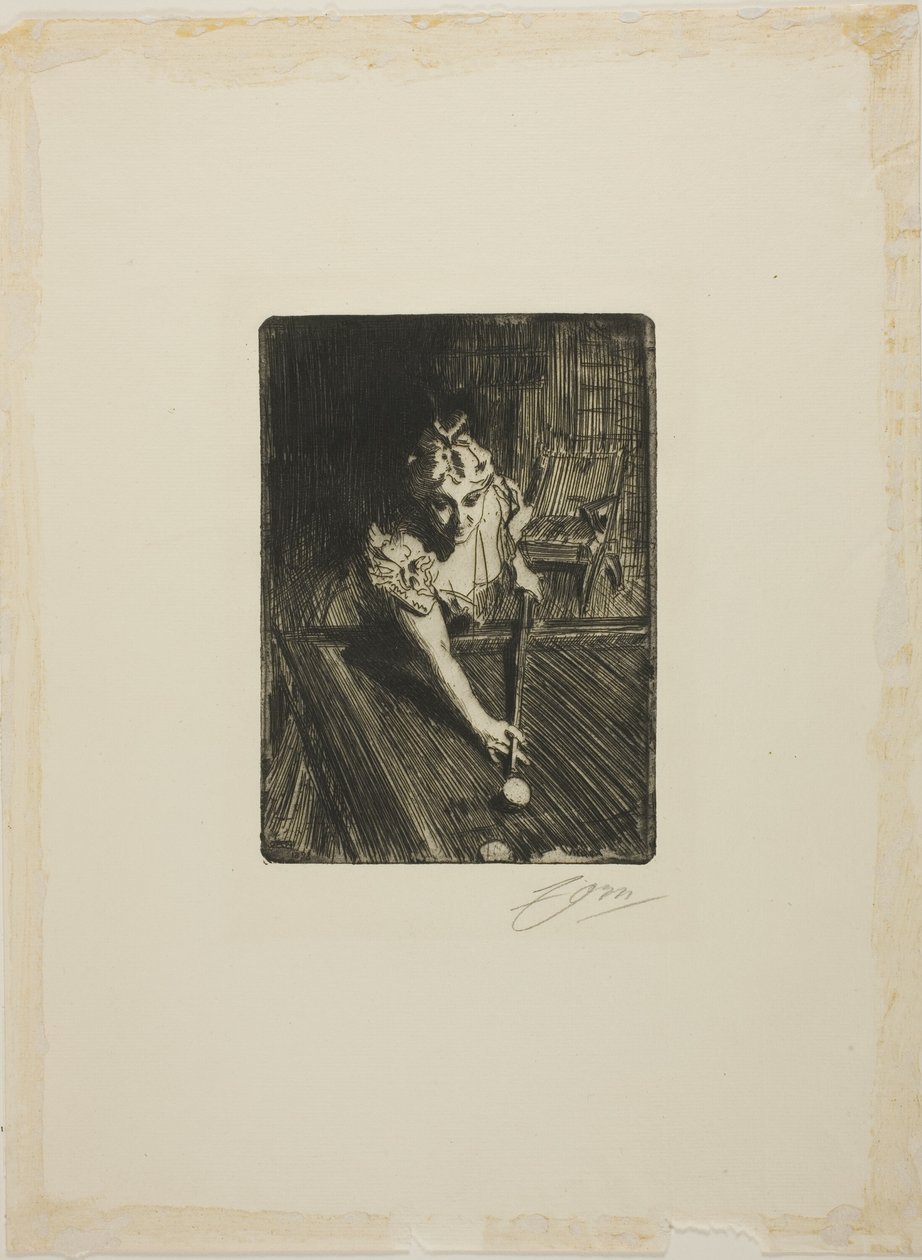Bilhar de Anders Leonard Zorn