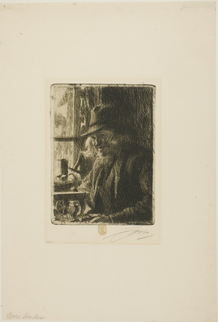 Bosl Anders, relojoeiro em Mora de Anders Leonard Zorn