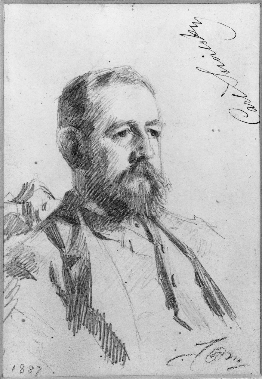 Carl Snoilsky (1841-1903), conde, escritor, bibliotecário, membro da Academia Sueca, casado com: 1. a condessa Hedvig Charlotta Amalia Piper; 2. a baronesa e escritora Ebba Fredrika Eleonora Ruuth de Anders Zorn